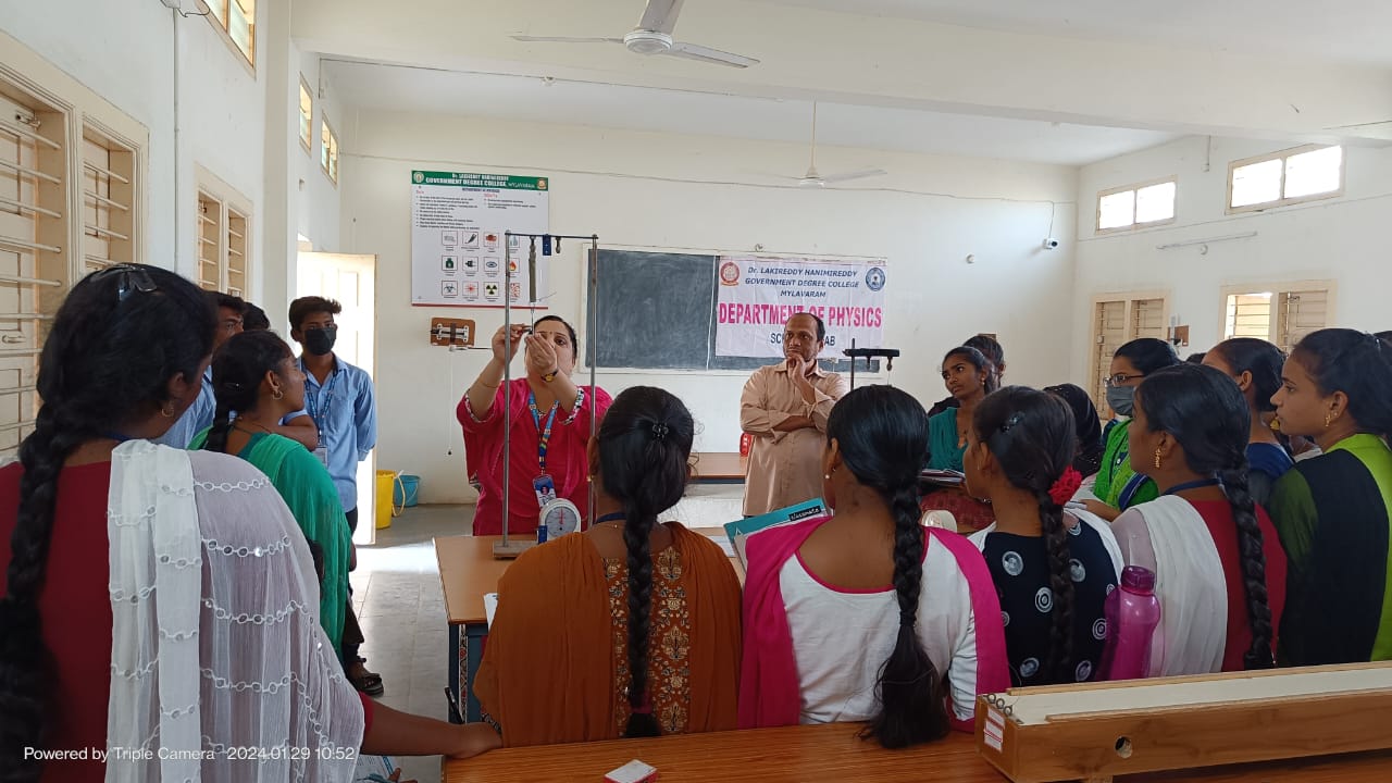 DEPT. OF PHYSICS SCHOOL TO LAB PROGRAMME