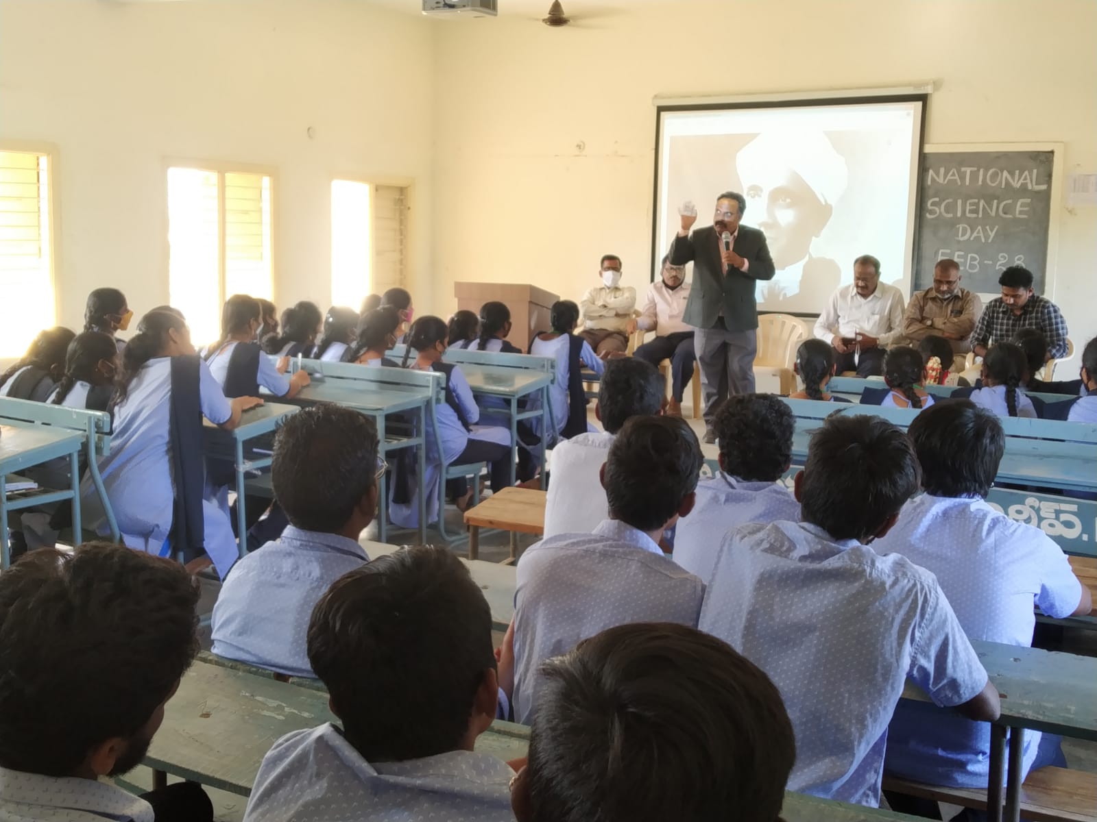 Department of Chemistry conducted "NATIONAL SCIENCE DAY" on 28/02/2022.