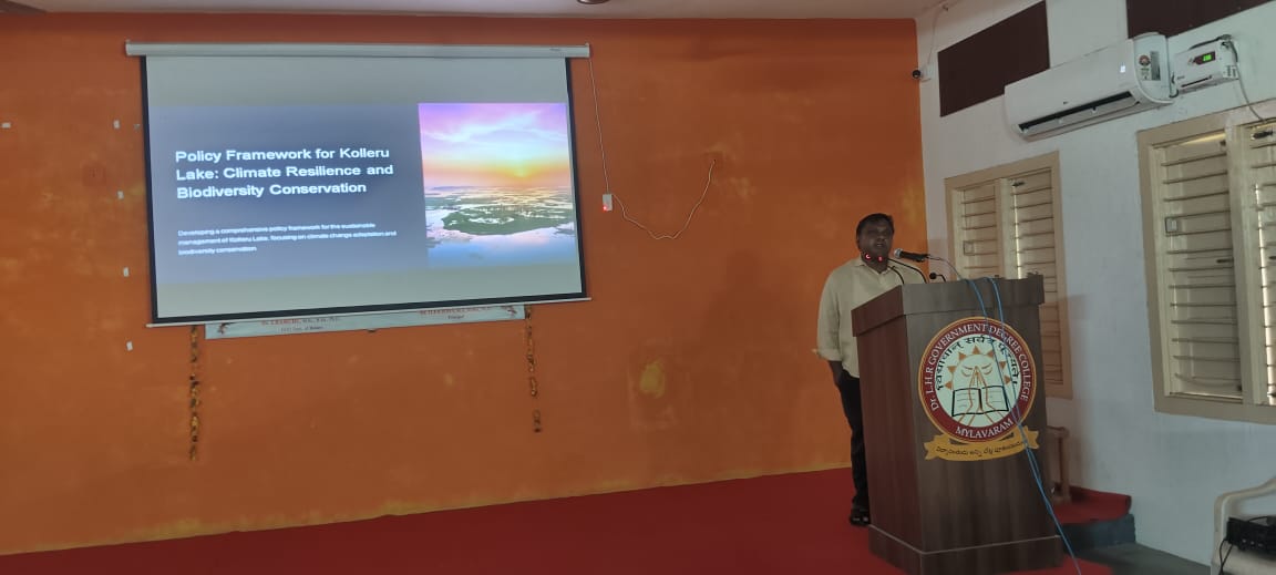 DEPT. OF BOTANY ANRF (SERB) SPONSORED TWO DAY NATIONAL SEMINAR ON "Biodiversity Conservation and Sustainable Development: Addressing the Twin Challenges of Desertification and Climate Change"