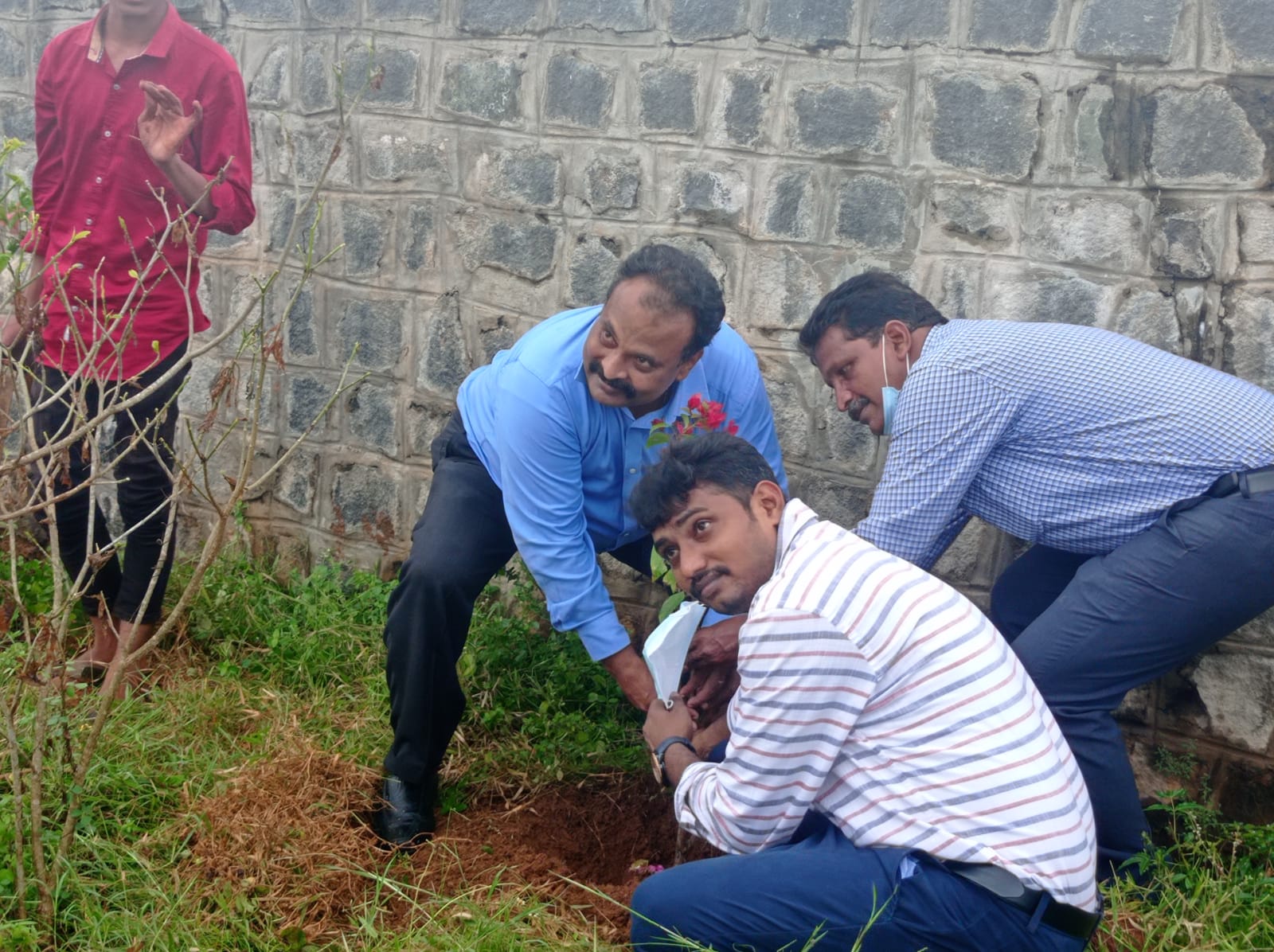 As plantation programme by BOTANY dept