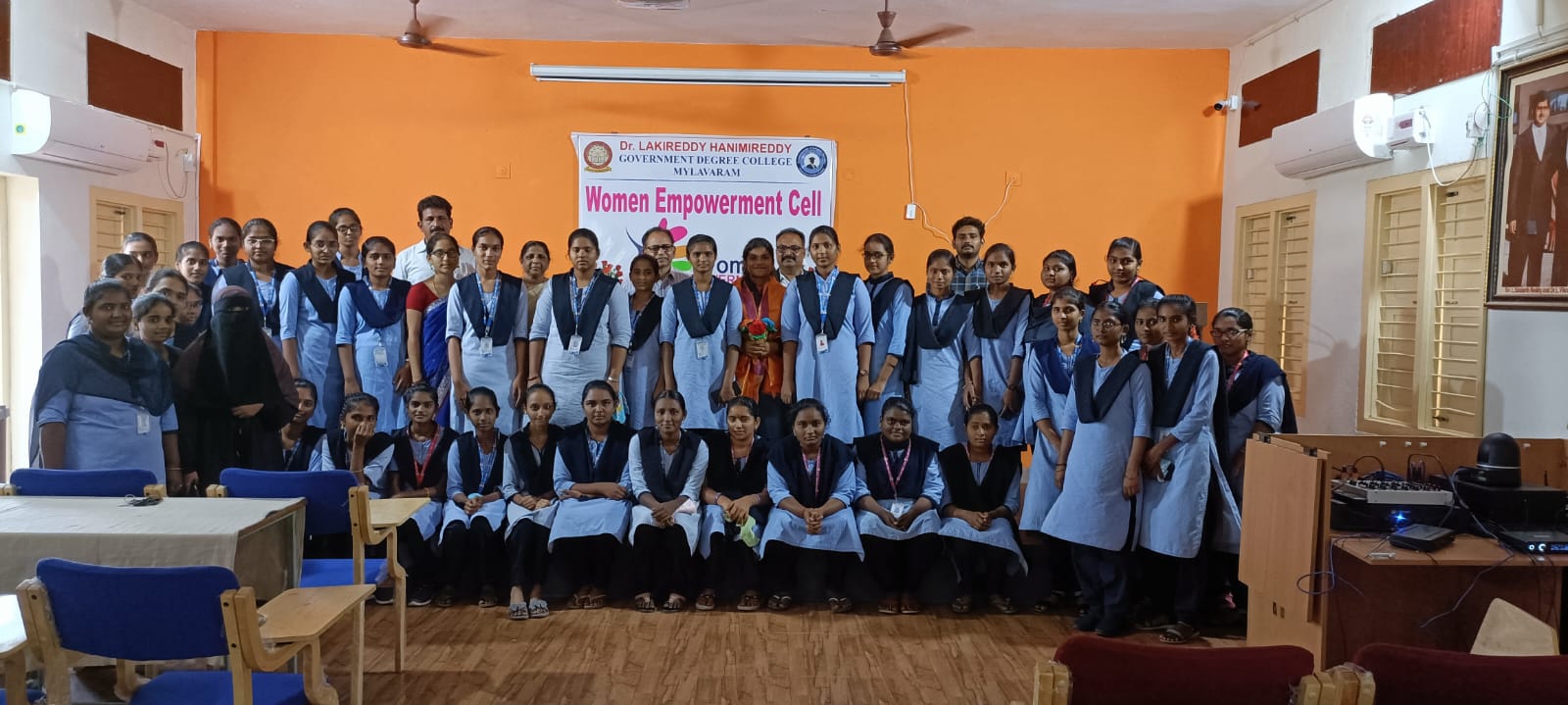 Felicitation to Ms. Trisha Pujitha being selected in WIPL Cricket Team