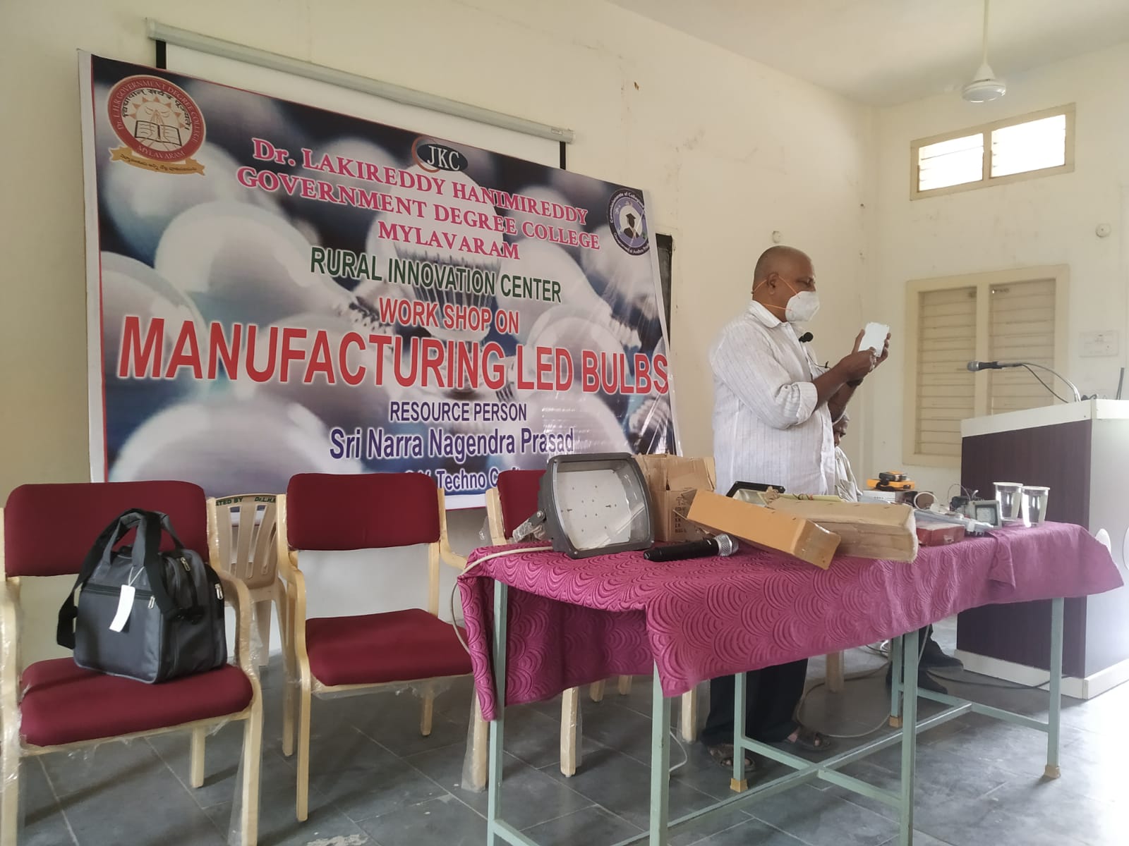 WORK SHOP ON LED BULBS AND MICRO CHIPS