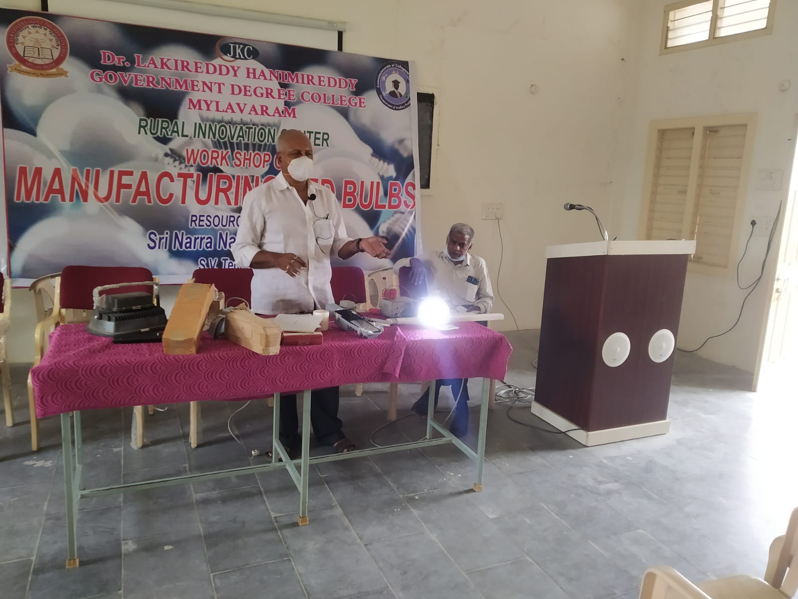 WORK SHOP ON LED BULBS AND MICRO CHIPS