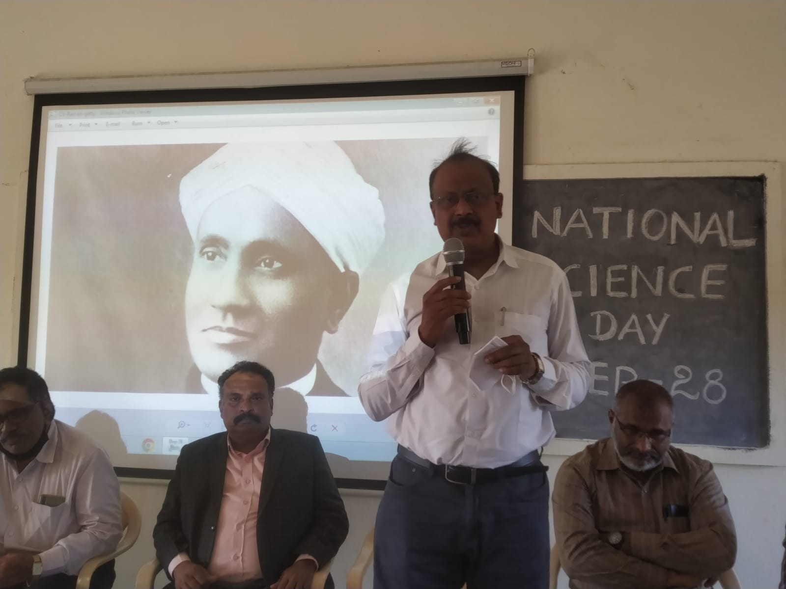 Department of Chemistry conducted "NATIONAL SCIENCE DAY" on 28/02/2022.