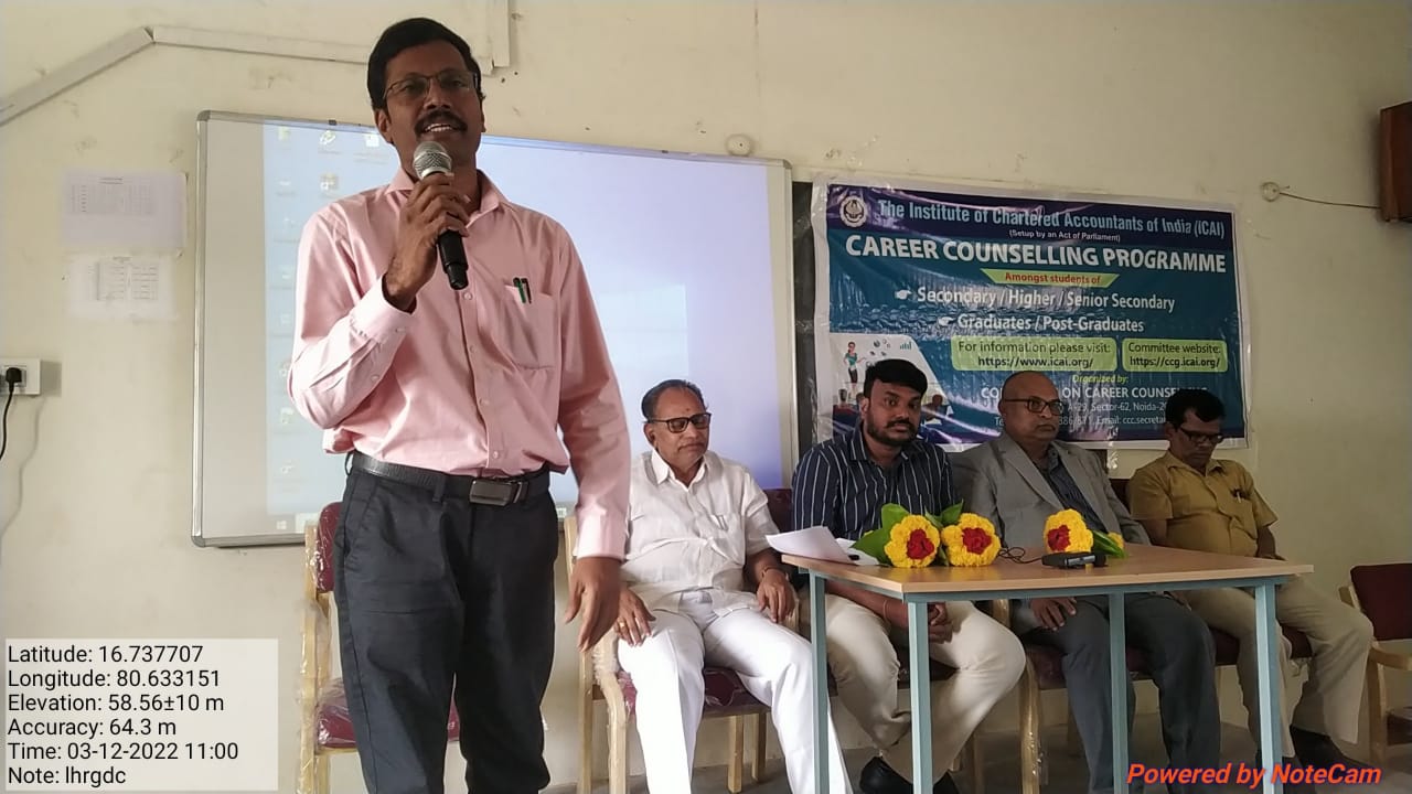 CARRIER COUNCILING PROGRAMME CONDUCTED BY COMMERCE DEPARTMENT