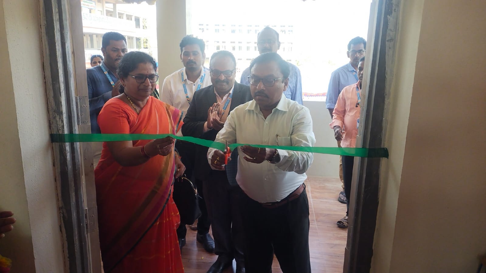 INAUGURATION OF AUDITORIUM AND 10 ADDITIONAL CLASSROOMS VISIT OF HONOURABLE COMMISSIONER SIR The Bus Shelter, Lakireddy Vikram-Siddharth Auditorium and 10 classrooms constructed by Dr. Lakireddy Hanimireddy, with a cost of Rs. 2.25 crores, are inau