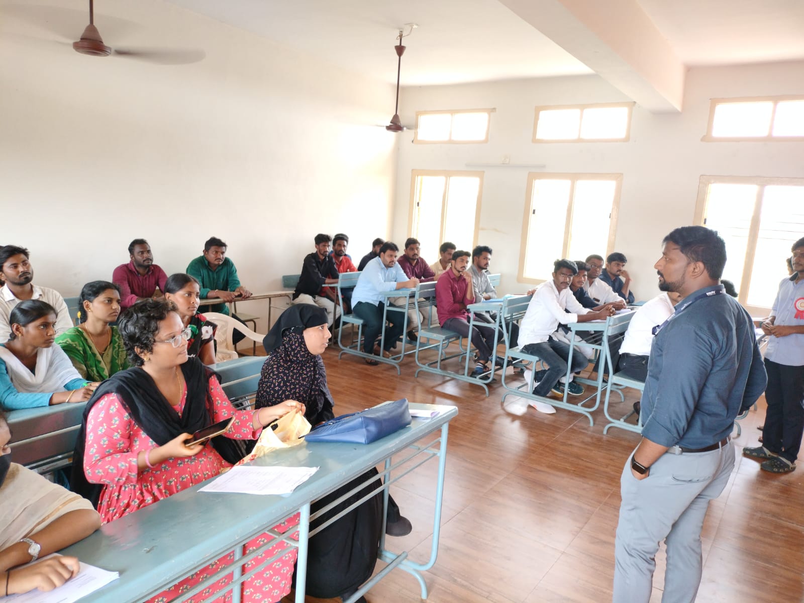 MEGA JOB MELA JKC of the College conducted MEGA JOB MELA in association with APSSDC