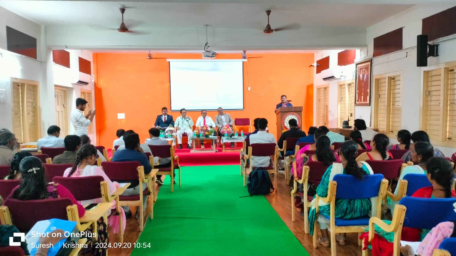 ONE DAY NATIONAL SEMINAR ON 'RECENT TRENDS IN BIOLOGICAL SCIENCE AND THEIR APPLICATIONS'